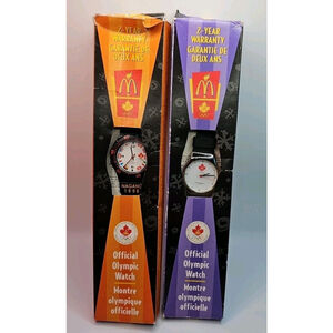 McDonalds Nagano 1998 Olympic Winter Games Watch #1 & #2 Canada Team